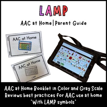 Preview of LAMP AAC at Home, AAC best practices, AAC Homework