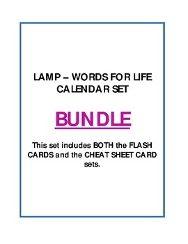 Preview of LAMP - CALENDAR TIME BUNDLE - Words for Life - AAC Device - WFL