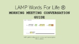 LAMP Words For Life Morning Meeting Guide