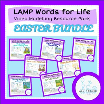 Preview of LAMP Words for Life AAC Modelling Pack: Easter Bundle