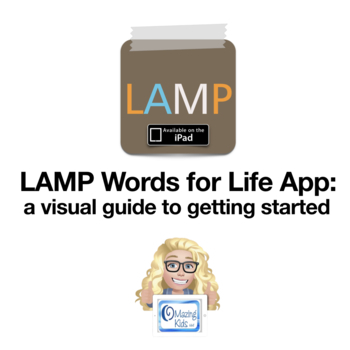 Preview of LAMP Words for Life App: a visual guide to getting started