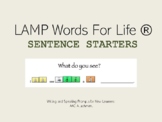 LAMP Words for Life Sentence Starters
