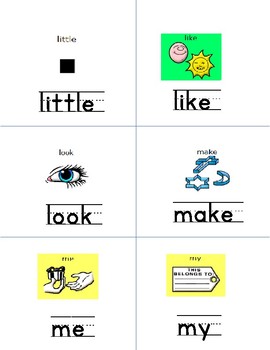 Preview of LAMP Words for Life Sight Word Flash Cards