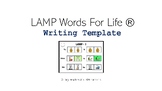LAMP Words for Life Writing Template