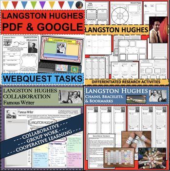 Preview of LANGSTON HUGHES BUNDLE of Differentiated Activities