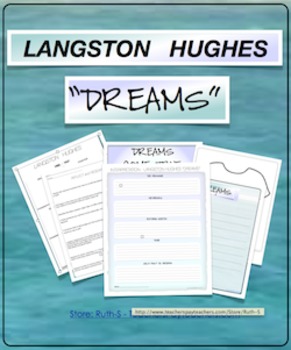 Preview of LANGSTON HUGHES DREAMS
