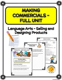 LANGUAGE ARTS - Commercials Complete Unit Package (America