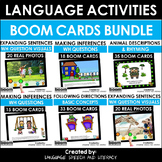 Fall Speech Therapy Boom Card Activities for Language with