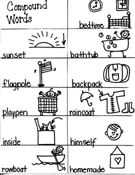 LANGUAGE TARGET: COMPOUND WORDS for FIRST GRADE ARTISTS | TpT