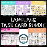 LANGUAGE TASK CARD BUNDLE (special education/autism)