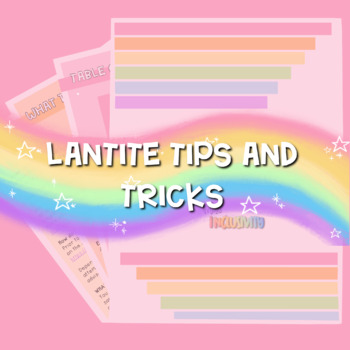 Preview of LANTITE Test Tips & Tricks for Pre-Service Teacher - Miss Inclusivity