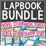 LAPBOOK BUNDLE for Novel Units & Social Studies | Activity