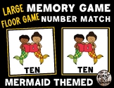 LARGE FLOOR GAME MEMORY NUMBER MATCH MATCHING NUMBERS MERM