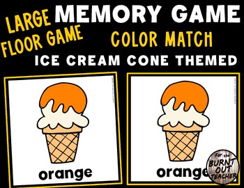 Printable Ice Cream Cone Matching - From ABCs to ACTs
