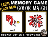 LARGE MEMORY MATCH FLOOR GAME COLOR MATCHING COLORS PATRIO