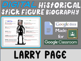 LARRY PAGE Digital Historical Stick Figure Biography (MINI BIOS)
