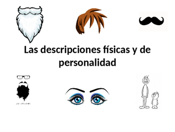 Las Descripciones Fisicas Y De Personalidad By Mi Tiendita Tpt