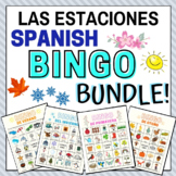 LAS ESTACIONES Four Seasons Spanish Bingo BUNDLE Juegos de