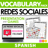 LAS REDES SOCIALES Vocabulary Game Pack-Word Search, Cross