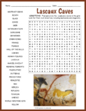 LASCAUX CAVES Word Search Puzzle Worksheet Activity