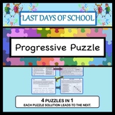 LAST DAYS OF SCHOOL Progressive Puzzle