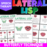 LATERAL LISP BUTTERFLY TECHNIQUE Handout, Task Cards, & Vi