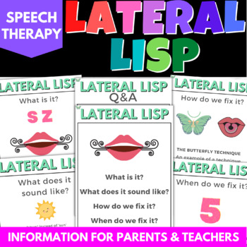 does a lisp require speech therapy