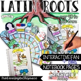 Latin Roots Vocabulary, Interactive Activities, Sketchnote