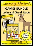 LATIN and GREEK ROOTS - Games Bundle - 3 Different Games -