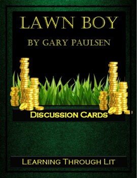 Preview of LAWN BOY by Gary Paulsen - Discussion Cards (Answer Key Included)