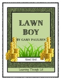 Gary Paulsen LAWN BOY - Novel Study DIGITAL & PRINTABLE