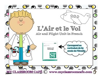 Preview of L'Air et le Vol (Air and Flight Unit grade 6 French Immersion)