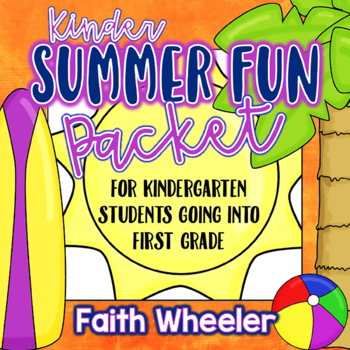 Preview of Language Arts & Math - Summer Fun Packet (Kindergarten)