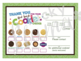 LBB Girl Scout Cookie Order Form/Receipt (all 9 cookies)