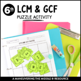 LCM and GCF Activity | Least Common Multiple | Greatest Co