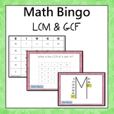 LCM and GCF Bingo