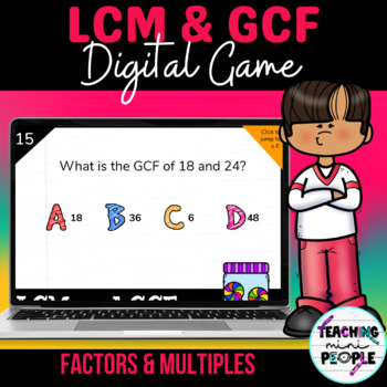 Preview of LCM and GCF Game | Factors and Multiples Activity