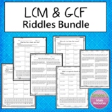 LCM and GCF Riddles Bundle