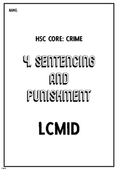 Preview of LCMID Resource Booklet - Sentencing and Punishment