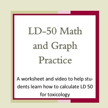 Preview of LD-50 Graph and Math Practice for AP Environmental Science-Distance Learning
