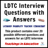 LDTC Interview Questions & Answers