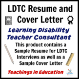 LDTC Resume and Cover Letter Sample