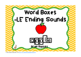 LE Ending Sounds Word Boxes - Phonics Literacy Center