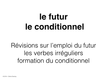 Preview of LE FUTUR ET LE CONDITIONNEL