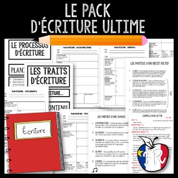 Preview of LE PACK D'ÉCRITURE ULTIME / ULTIMATE FRENCH WRITING PACK