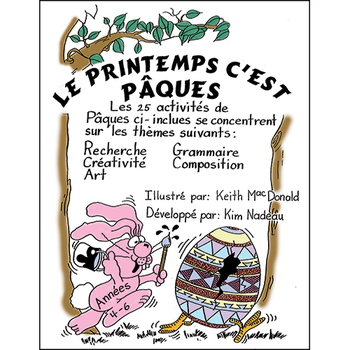 Preview of LE PRINTEMPS C'EST PÂQUES Gr. 4-6