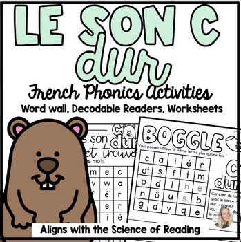 Preview of LE SON C Dur| Les sons français | Mon cahier de sons (French Phonics) (SOR)