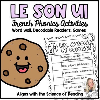 Preview of LE SON UI Les sons français | Mon cahier de sons (French Phonics) (SOR)