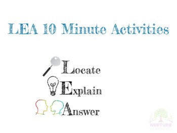 Preview of LEA 10 Minute Activities