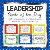 LEADERSHIP ~ Quote of the Day ~ Primary Colors